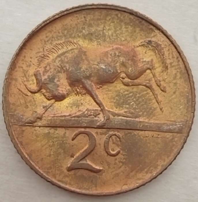1968   2c   COIN   (Afrikaans)       SUN16314~