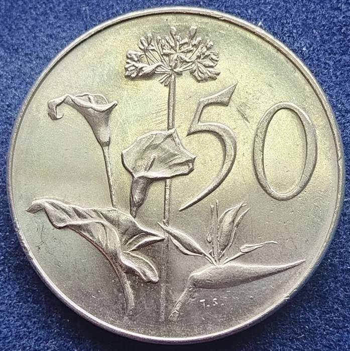 1966  50c   COIN   (Afrikaans)       SUN16457~