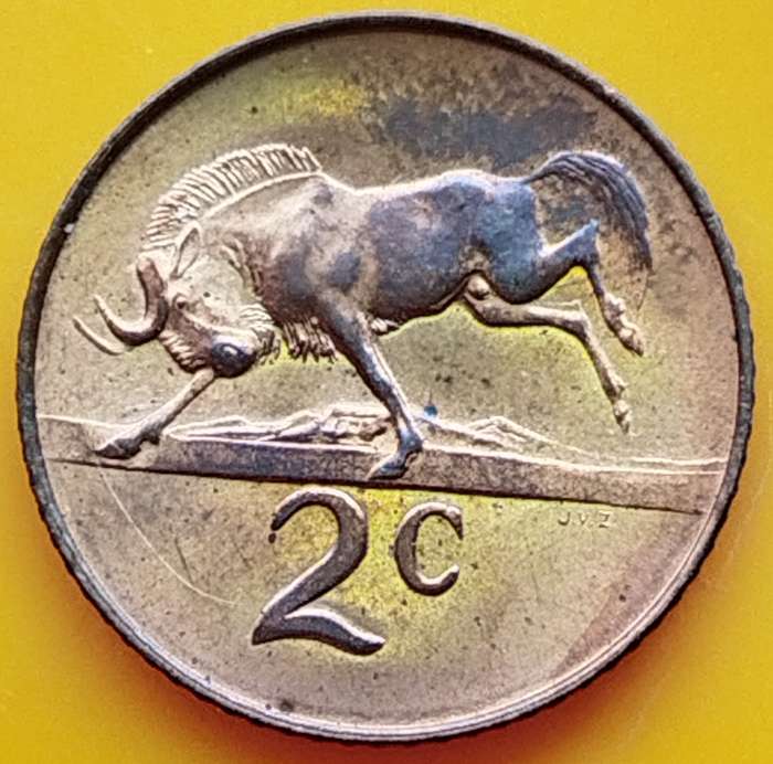 1965   2c   COIN   (Afrikaans)       SUN15510
