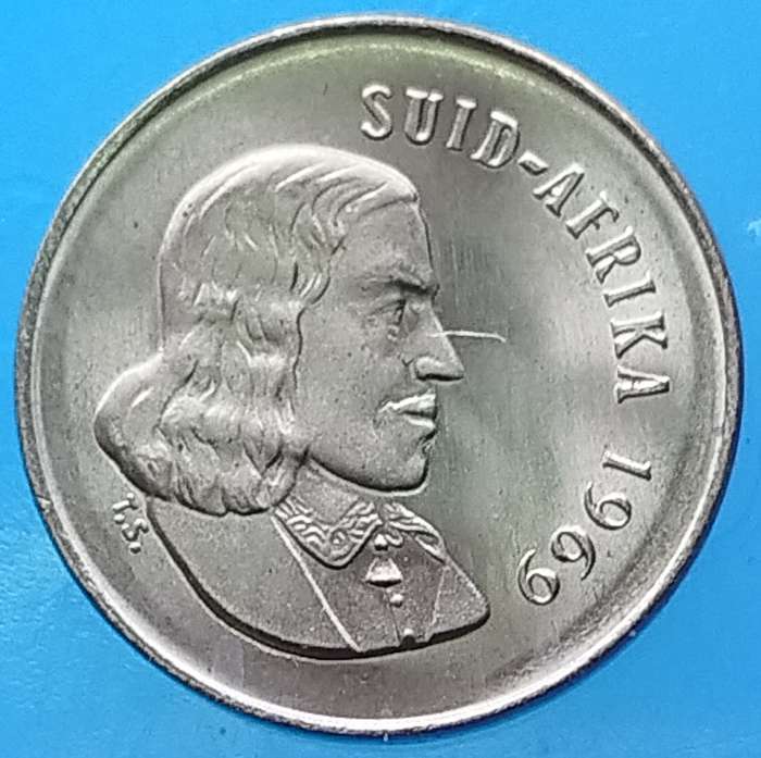 1969   5c   COIN   (Afrikaans)       SUN16532