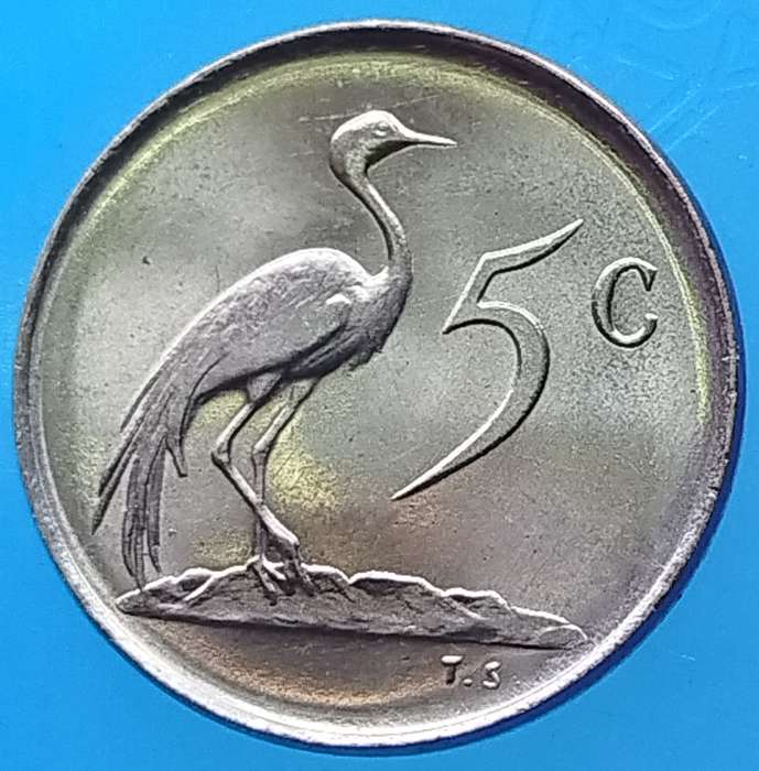 1969   5c   COIN   (Afrikaans)       SUN16532