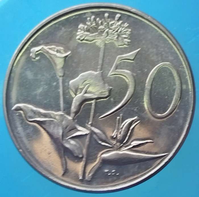1976   50c   COIN  RSA                    SUN16594~