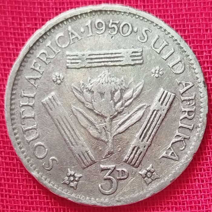 1950  Threepence Coin   (SILVER   0.800)             SUN16826~