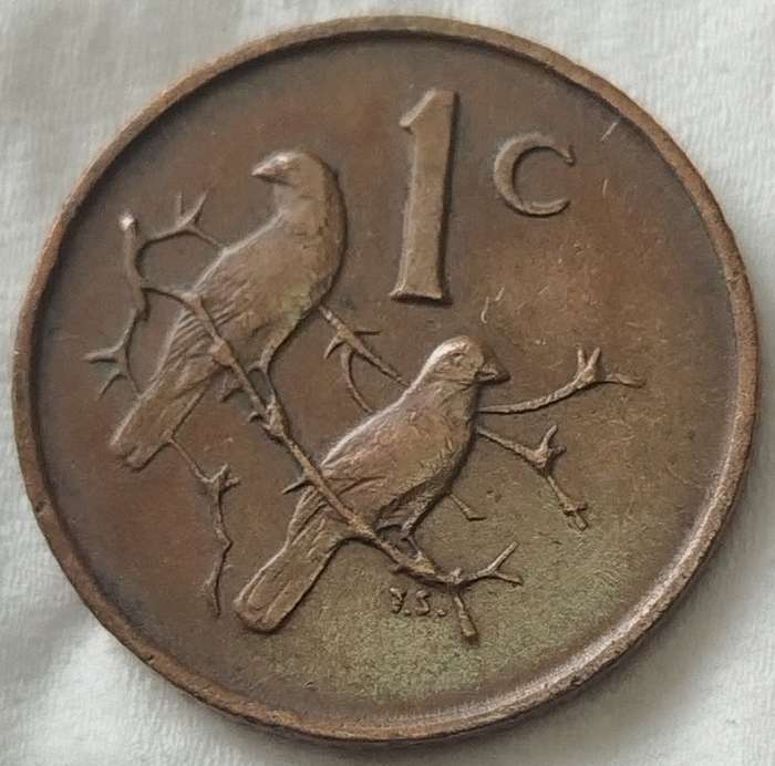 1966   1c   COIN   (Afrikaans)       SUN17199