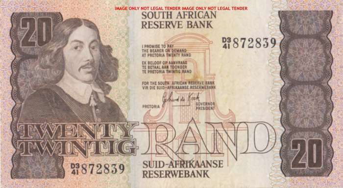 GPC DE KOCK         R20  Banknote        D341 872839          SET006~