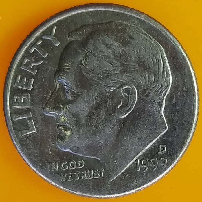 1999 -  ONE DIME COIN     USA         SUN17450~