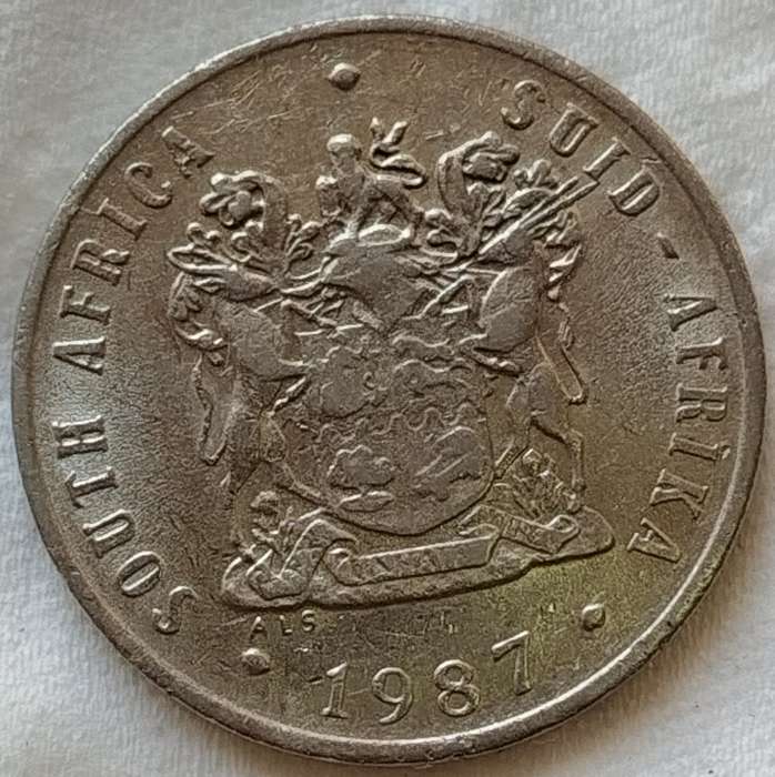 1987  10c   Coin     RSA           SUN17502