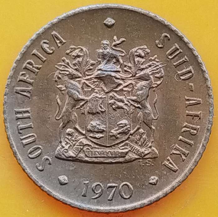 1970     1/2  Cent  Coin        RSA     SUN17613