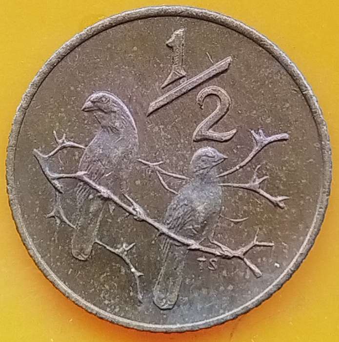 1970     1/2  Cent  Coin        RSA     SUN17613