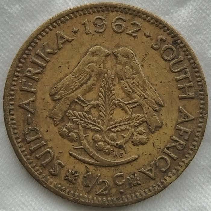 1962  1/2 CENT      RSA       SUN17702~