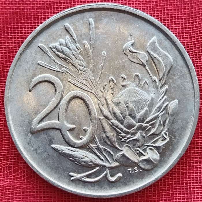 1988   20c  COIN    RSA                      SUN17837~