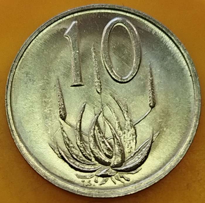 1980   10c   Coin   RSA             SUN17864~