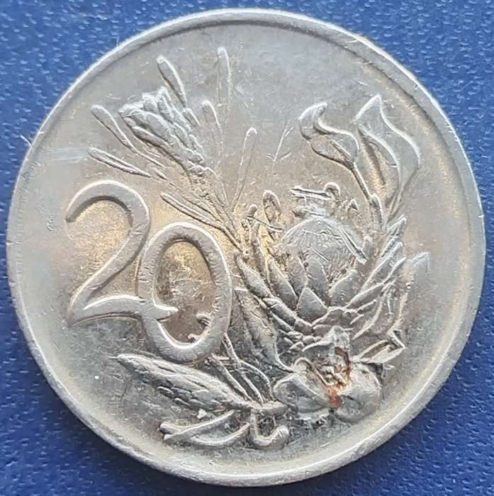 1990   20c   COIN  RSA                    SUN17926~