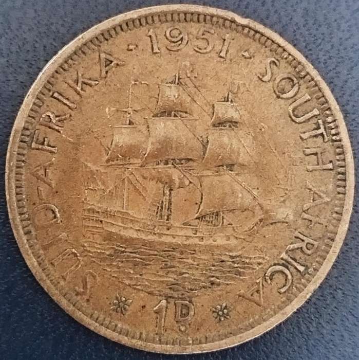 1951     PENNY  COIN        SA                       SUN17961