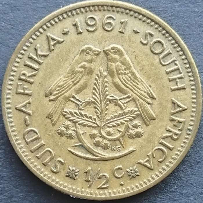 1961  1/2 CENT      RSA       SUN18140~