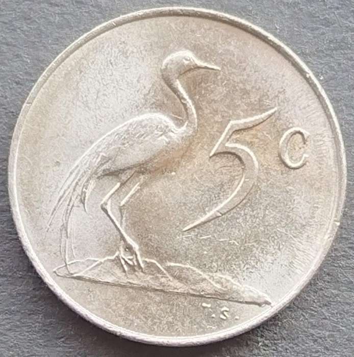 1965   5c   COIN   (Afrikaans)       SUN18147~