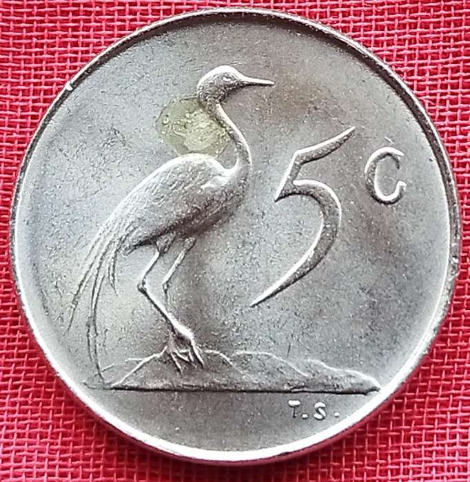 1967   5c   COIN   (AFRIKAANS)       SUN15438~