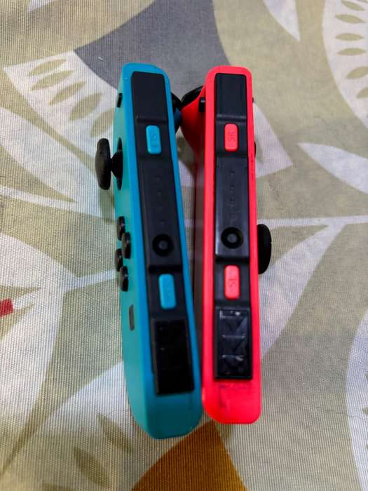 neon blue and red Joy-Con controller set for Nintendo Switch