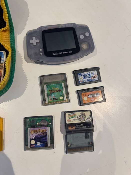 Gameboy Advance & 6 Games + Cover - Job Lot / Bundle / Wholesale