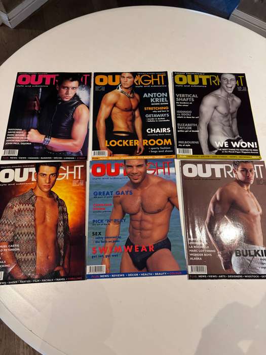 Outright Magazine x 6 (Gay Interest)