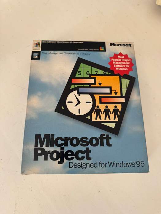 Microsoft Project Designed For Windows 95 (Vintage) (Big Box)