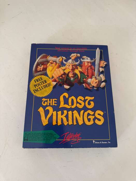 The Lost Vikings -  Big Box PC Game (Incomplete)