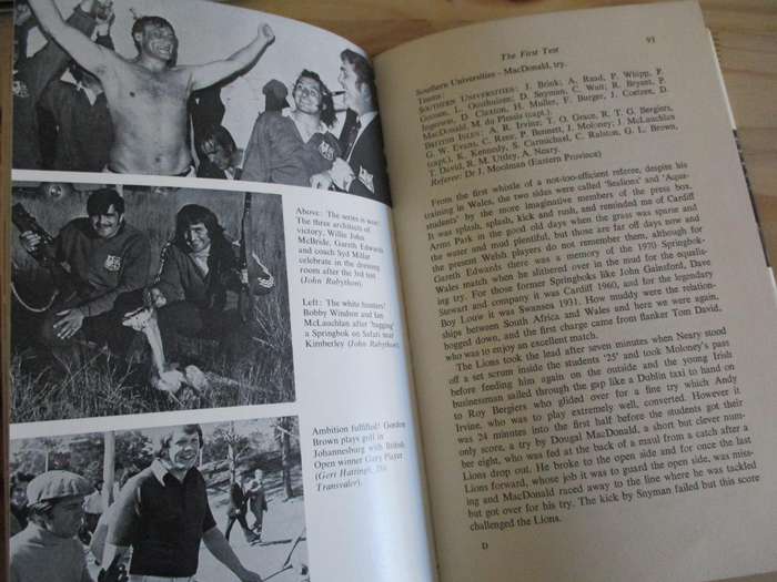 THE GREATEST LIONS. The Story of the British Lions Tour of South Africa, 1974