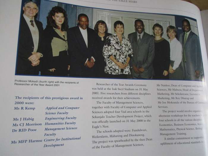 Where the Eagle Soars - Illustrated History of the VAAL UNIVERSITY OF TECHNOLOGY. Signed by Rector