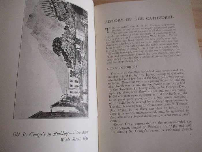 The Caathedral Church of St. George, Cape Town Notes on the History and Fabric by E. Hermitage Day
