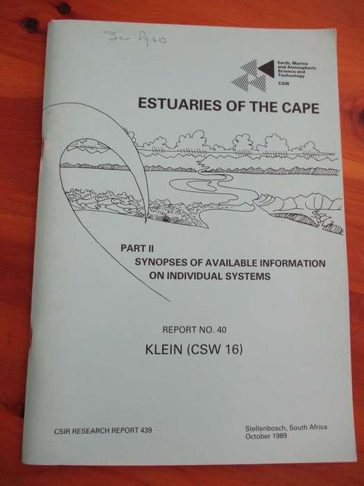 ESTUARIES OF THE CAPE - Part II