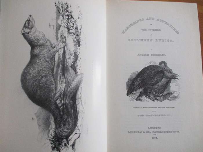 No 174/750. WANDERINGS & ADVENTURES INTERIOR OF SOUTHERN AFRICA. Steedman Vol II. Facsimile 1835