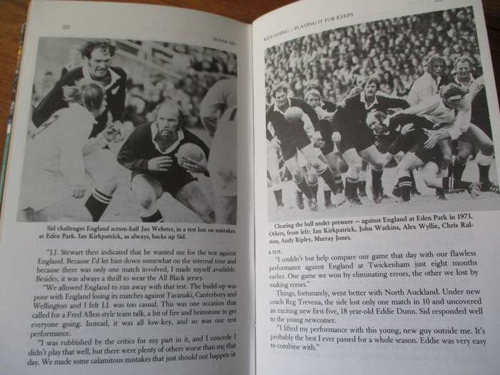 SUPER SID  the story of a great All Black  by Bob Howitt