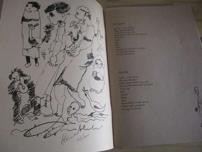 SIGNED FRANS CLAERHOUT. Leunstoel Gedagtes / Armchair Thoughts