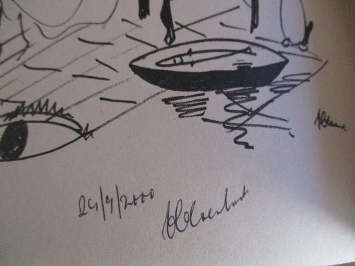 SIGNED FRANS CLAERHOUT. Leunstoel Gedagtes / Armchair Thoughts