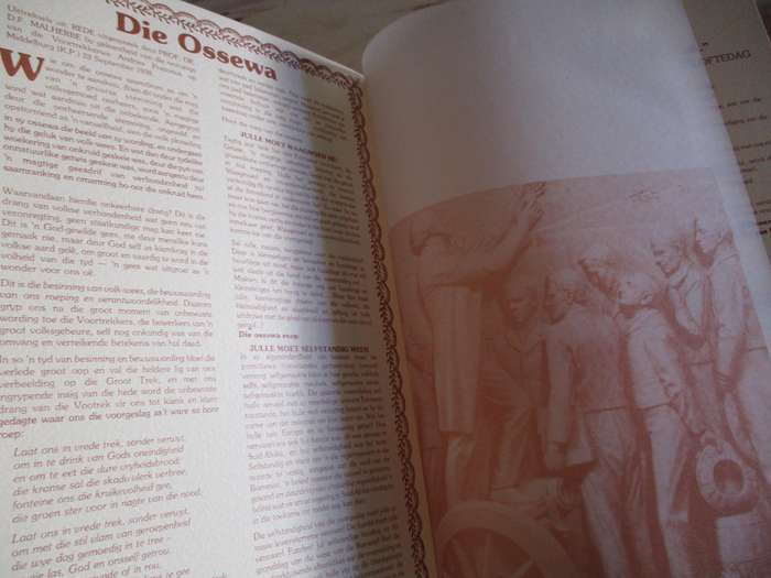 GROOT TREK GEDENKPROGRAM 1838-1988. Bloemfontein / Winburg