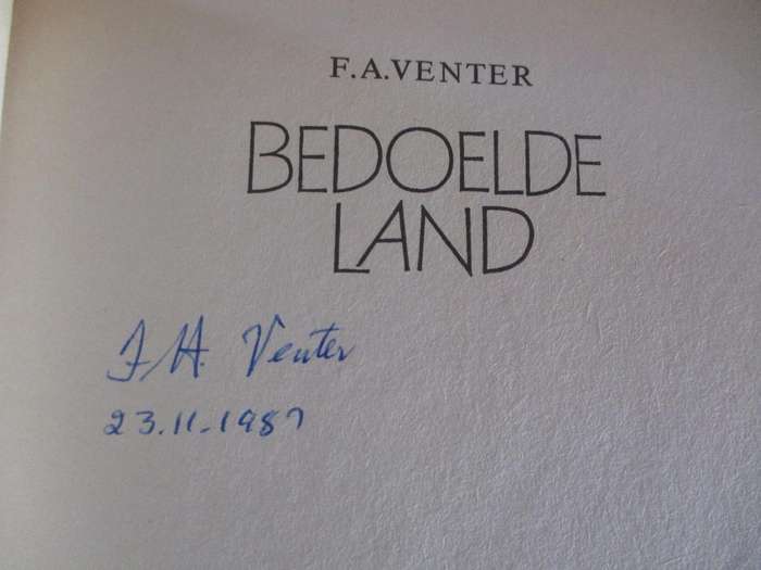 FA VENTER - GETEKEN - Bedoelde Land