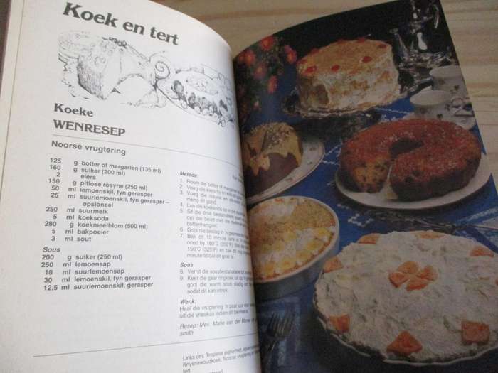 Vrouerubriek Resepteboek - 'n Keur van luisteraarsresepte