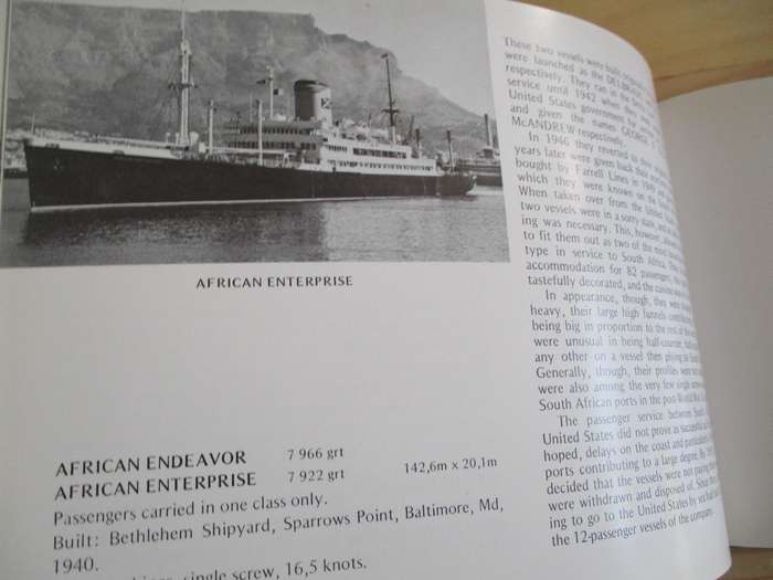 In South African Waters - Passenger liners since 1930