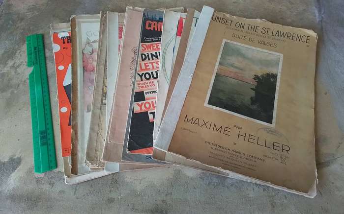 Vintage Sheet Music