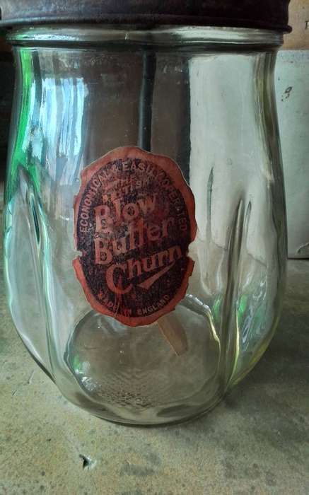 Vintage British Blow Butter Churn