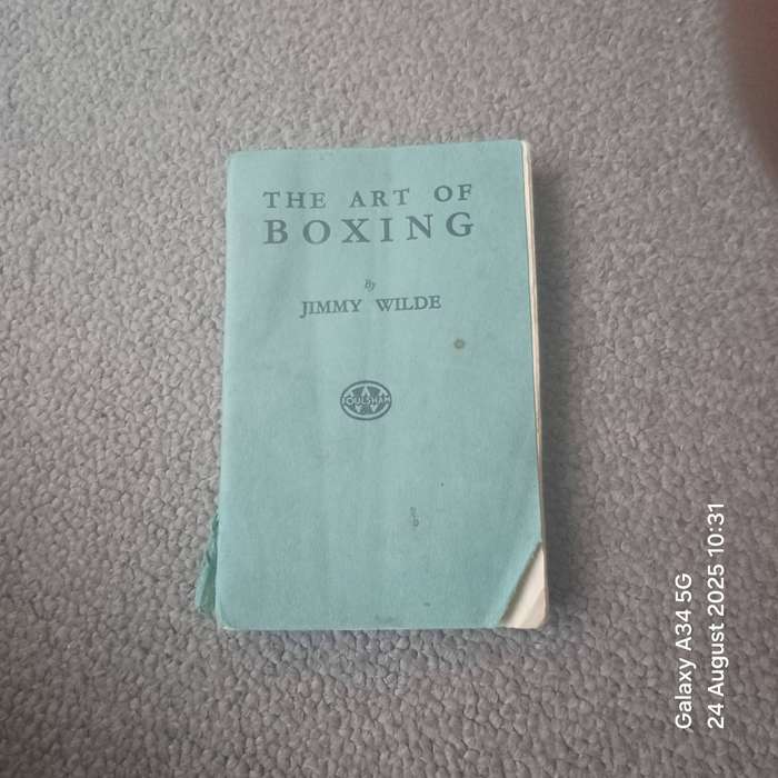 VINTAGE BOXING BOOK BY JIMMY WILDE: ART OF BOXING