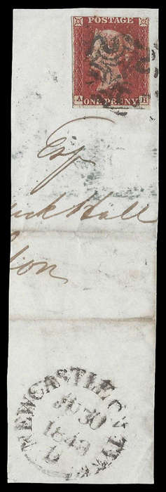 Great Britain. 1841 Penny Red. Cat.value R1 400-00.