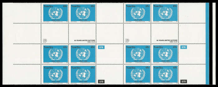 Namibia  Proofs. 1995. United Nations.