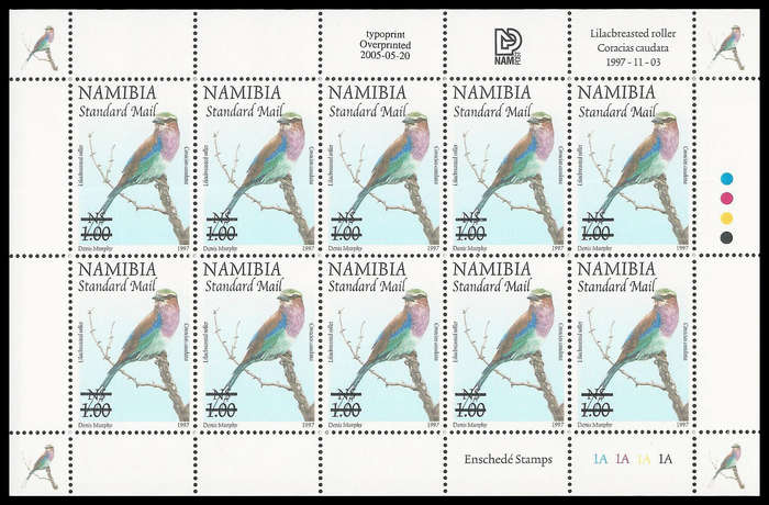 Namibia. 2005 Definitive Surcharges.  UM.  Cat.value R1 000-00+.