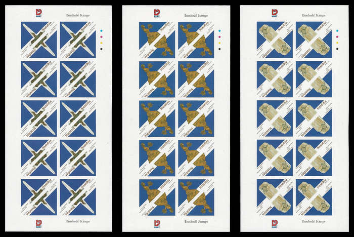 Namibia. 2003 Heroes. Complete set of Imperforated Sheetlets.