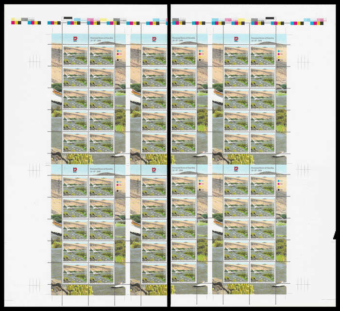 Namibia.  Proofs ex the Archives.  2006 Perennial Rivers. Unmounted mint.