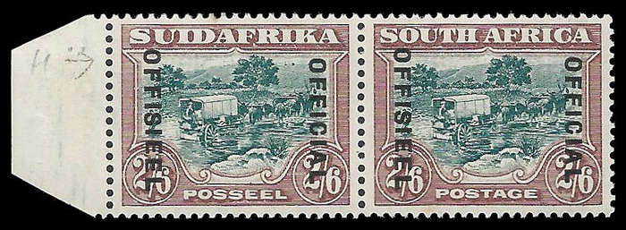 Union of South Africa.  Very lightly mounted.   Cat.value R1 500-00.