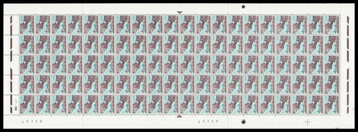 South West Africa. Cat.value R30 000-00+. Harrison Paper Complete Sheet.