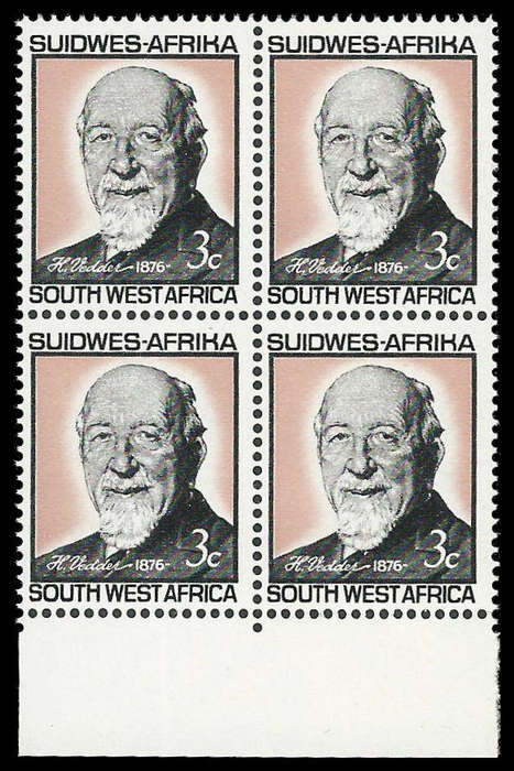 South West Africa.  Vedder on Swiss Paper.  Cat.value R2 000-00.  UM.