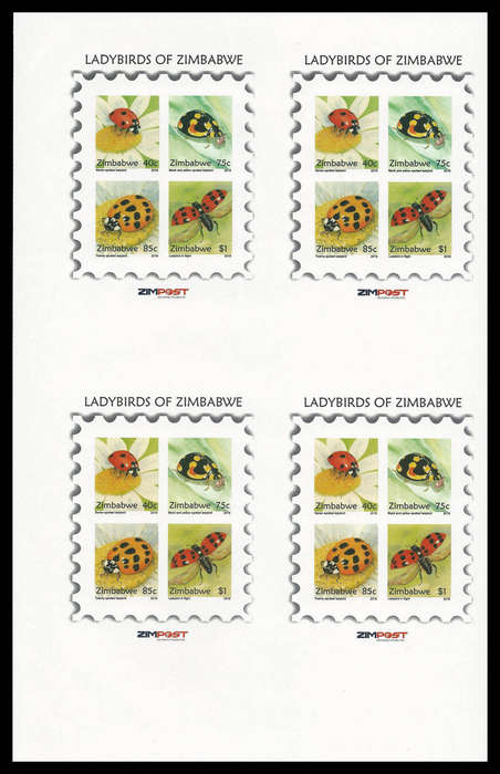Zimbabwe. Uncut sheet.